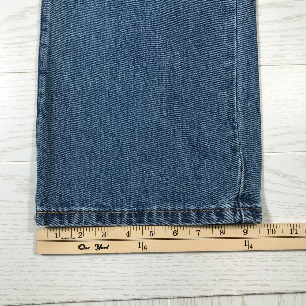 Levis 517 Bootcut Jeans Men 38x34 Blue Medium Wash Western Workwear Denim Cotton